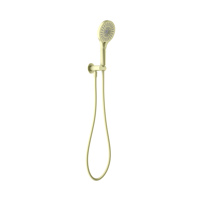 An image of Nero Tapware Opal Shower On Bracket Brushed Gold