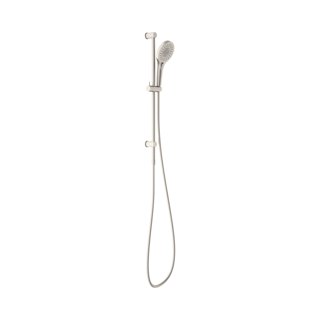An image of Nero Tapware Opal Shower Rail Brushed Nickel