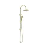 An image of Nero Tapware Opal Twin Shower Brushed Gold