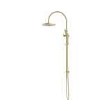 An image of Nero Tapware Opal Twin Shower Brushed Gold