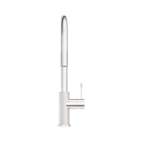 An image of Nero Tapware Opal Pull Out Sink Mixer With Vegie Spray Function Brushed Nickel
