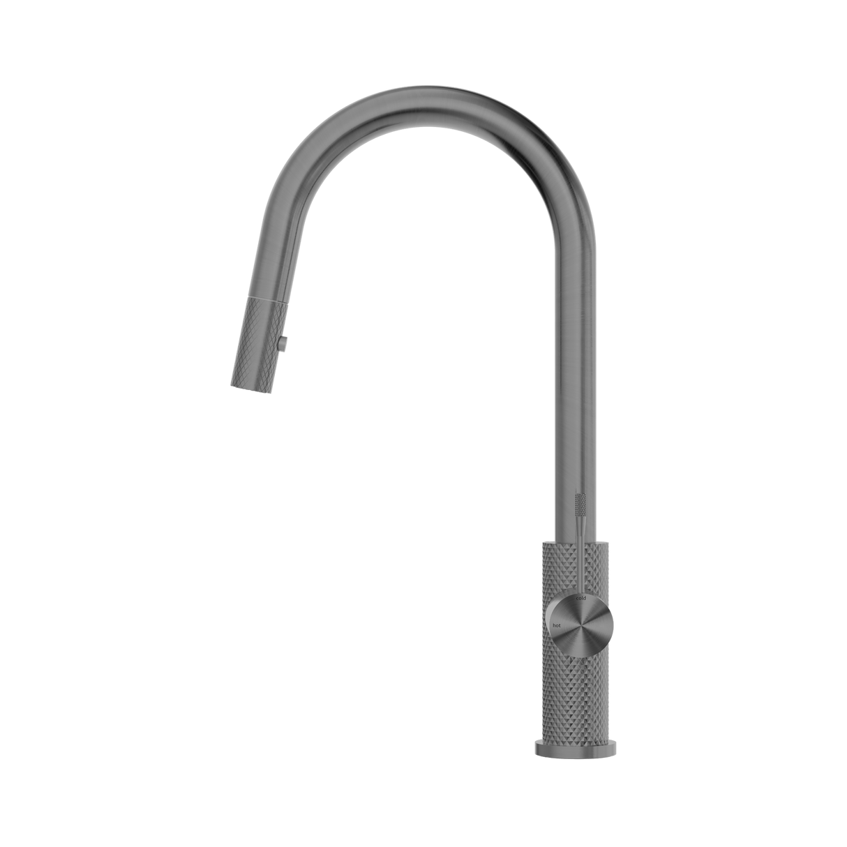 An image of Nero Tapware Opal Pull Out Sink Mixer With Vegie Spray Function Graphite