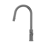 An image of Nero Tapware Opal Pull Out Sink Mixer With Vegie Spray Function Graphite