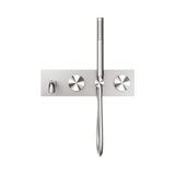 An image of Nero Tapware Opal Progressive Shower System With Spout 230mm Brushed Nickel
