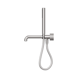 An image of Nero Tapware Opal Progressive Shower System Separate Plate With Spout 230mm Brushed Nickel