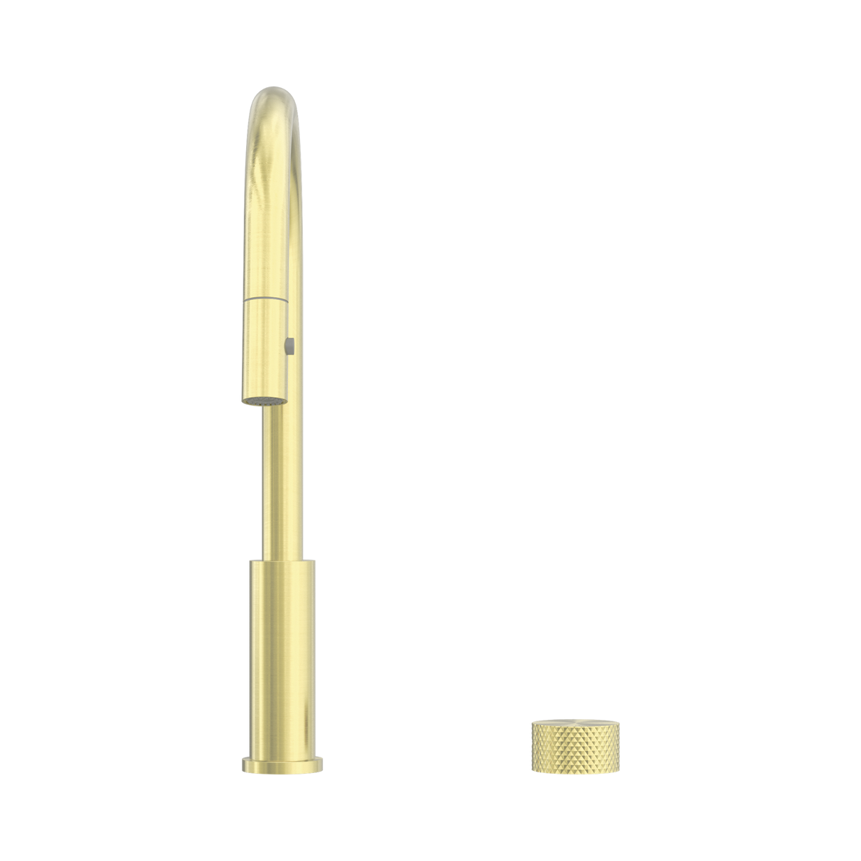 An image of Nero Tapware Opal Progressive Pull Out Kitchen Set Brushed Gold