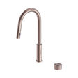 An image of Nero Tapware Opal Progressive Pull Out Kitchen Set Brushed Bronze