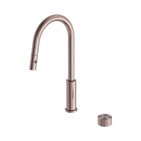 An image of Nero Tapware Opal Progressive Pull Out Kitchen Set Brushed Bronze