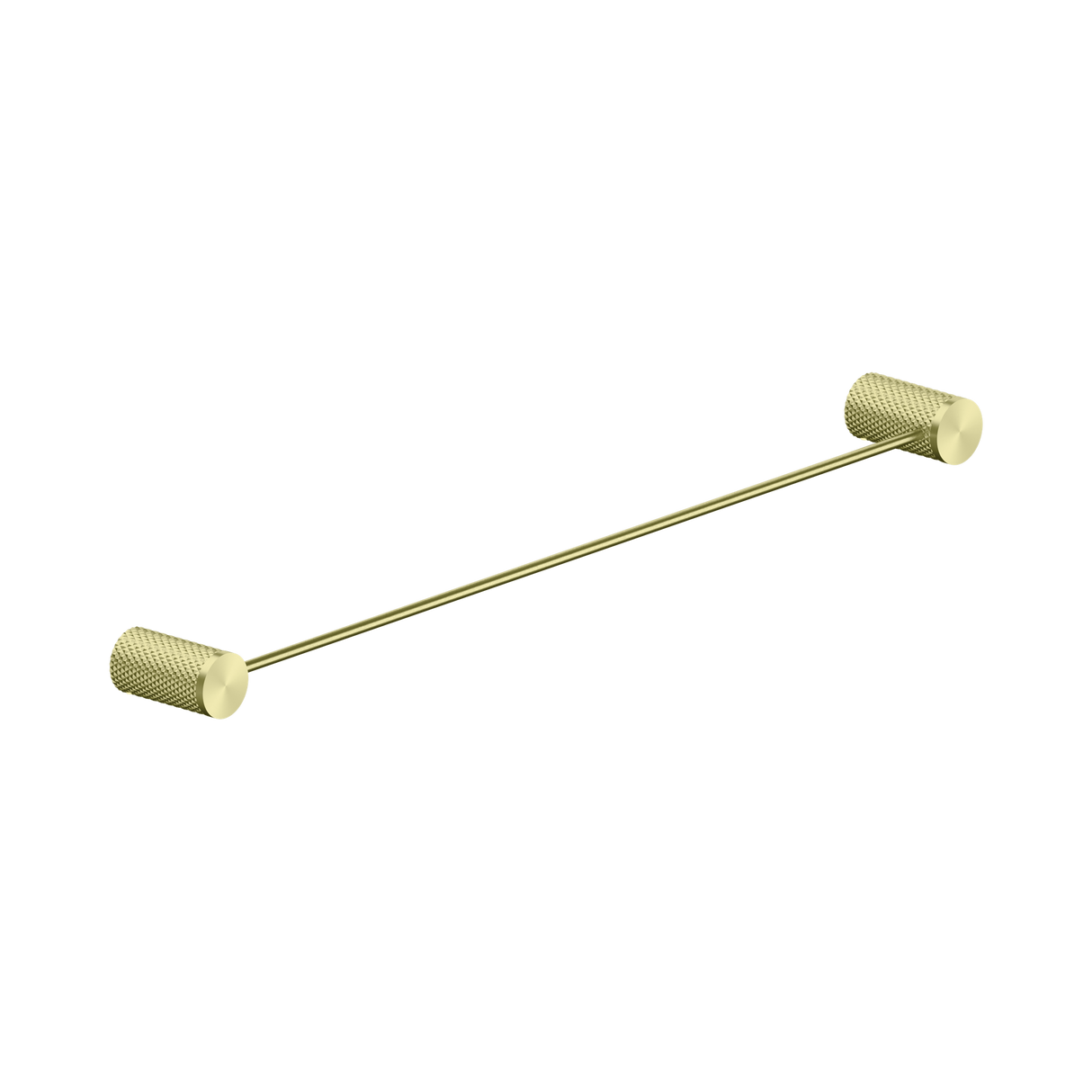 An image of Nero Tapware Opal Single Towel Rail 600mm Brushed Gold