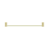 An image of Nero Tapware Opal Single Towel Rail 600mm Brushed Gold
