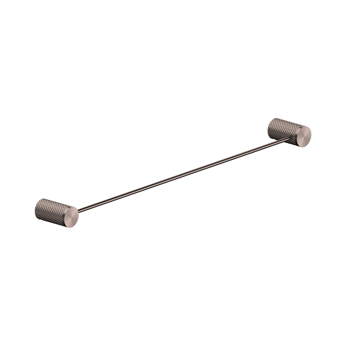 An image of Nero Tapware Opal Single Towel Rail 600mm Brushed Bronze