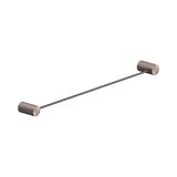 An image of Nero Tapware Opal Single Towel Rail 600mm Brushed Bronze