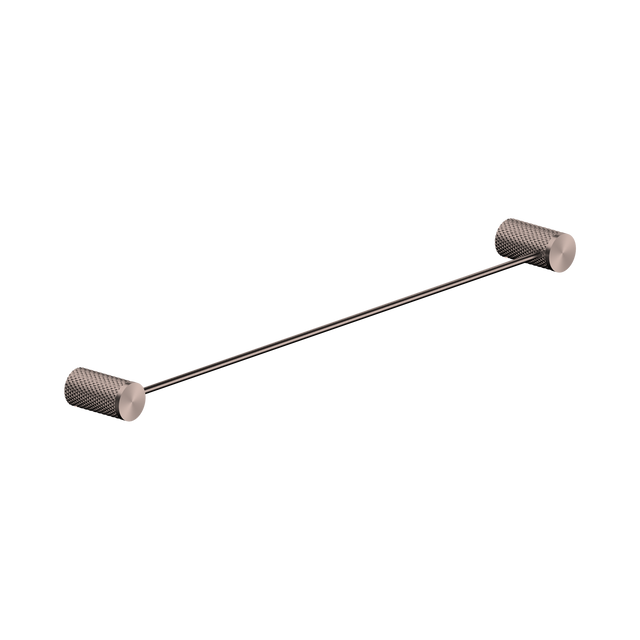 An image of Nero Tapware Opal Single Towel Rail 600mm Brushed Bronze