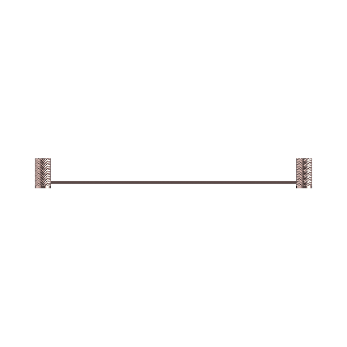 An image of Nero Tapware Opal Single Towel Rail 600mm Brushed Bronze