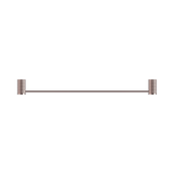 An image of Nero Tapware Opal Single Towel Rail 600mm Brushed Bronze