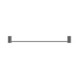 An image of Nero Tapware Opal Single Towel Rail 600mm Graphite