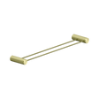 An image of Nero Tapware Opal Double Towel Rail 600mm Brushed Gold