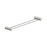 An image of Nero Tapware Opal Double Towel Rail 600mm Brushed Nickel