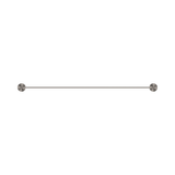 An image of Nero Tapware Opal Double Towel Rail 600mm Brushed Nickel