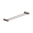An image of Nero Tapware Opal Double Towel Rail 600mm Brushed Bronze