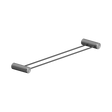 An image of Nero Tapware Opal Double Towel Rail 600mm Graphite
