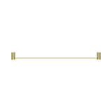 An image of Nero Tapware Opal Single Towel Rail 800mm Brushed Gold