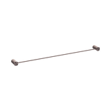 An image of Nero Tapware Opal Single Towel Rail 800mm Brushed Bronze