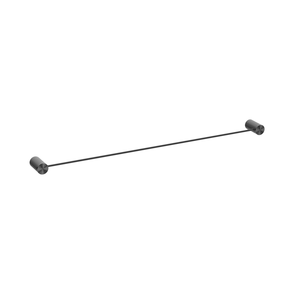An image of Nero Tapware Opal Single Towel Rail 800mm Graphite
