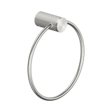 An image of Nero Tapware Opal Towel Ring Brushed Nickel