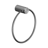 An image of Nero Tapware Opal Towel Ring Graphite