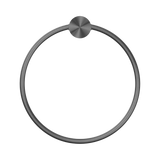An image of Nero Tapware Opal Towel Ring Graphite