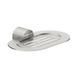 An image of Nero Tapware Opal Soap Dish Holder Brushed Nickel