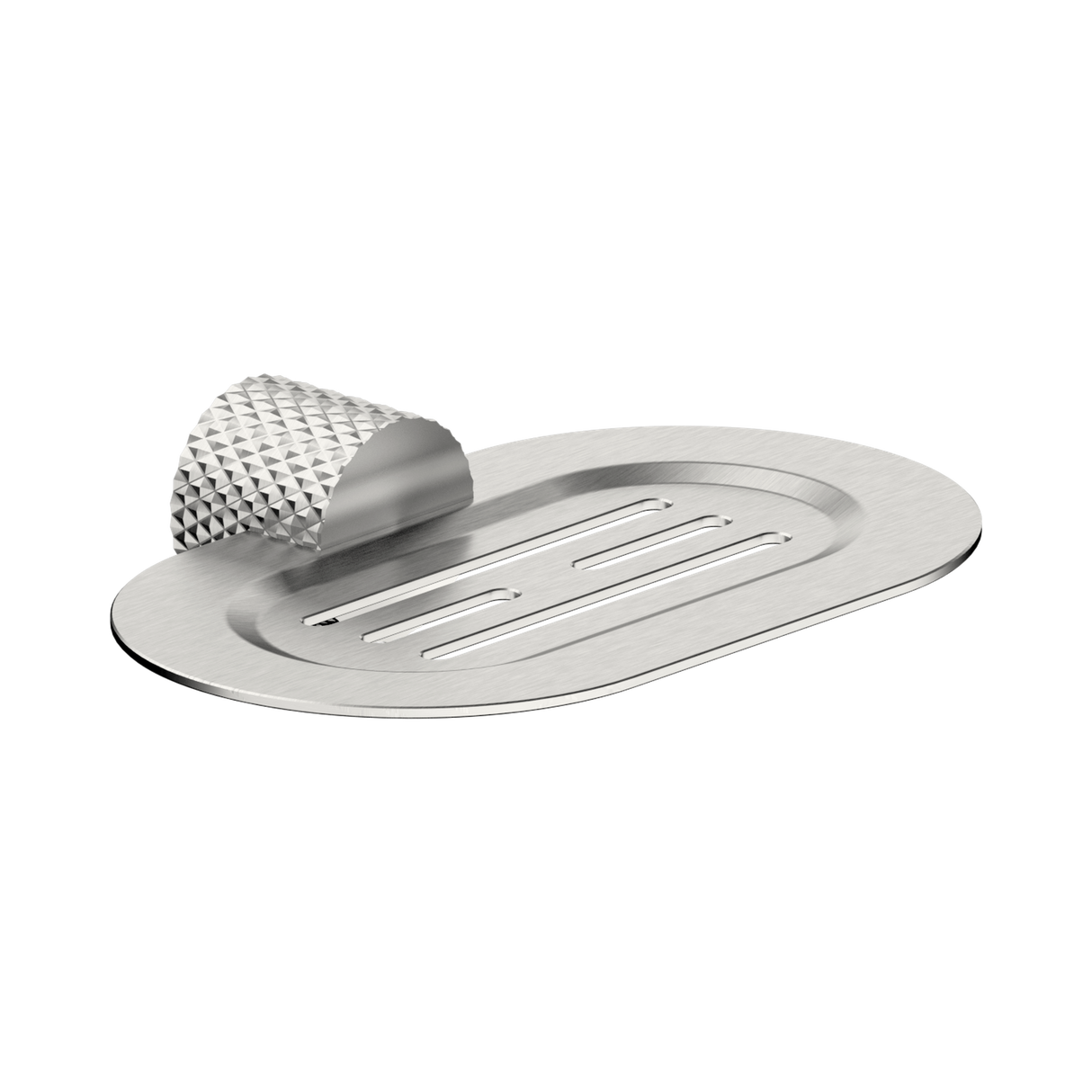 An image of Nero Tapware Opal Soap Dish Holder Brushed Nickel