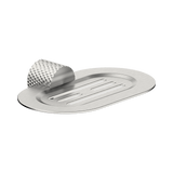 An image of Nero Tapware Opal Soap Dish Holder Brushed Nickel