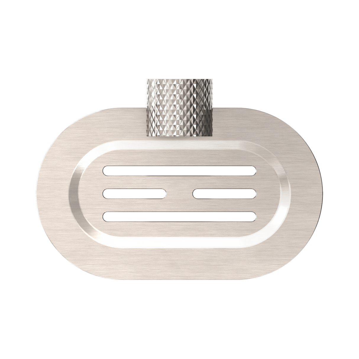 An image of Nero Tapware Opal Soap Dish Holder Brushed Nickel