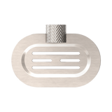 An image of Nero Tapware Opal Soap Dish Holder Brushed Nickel