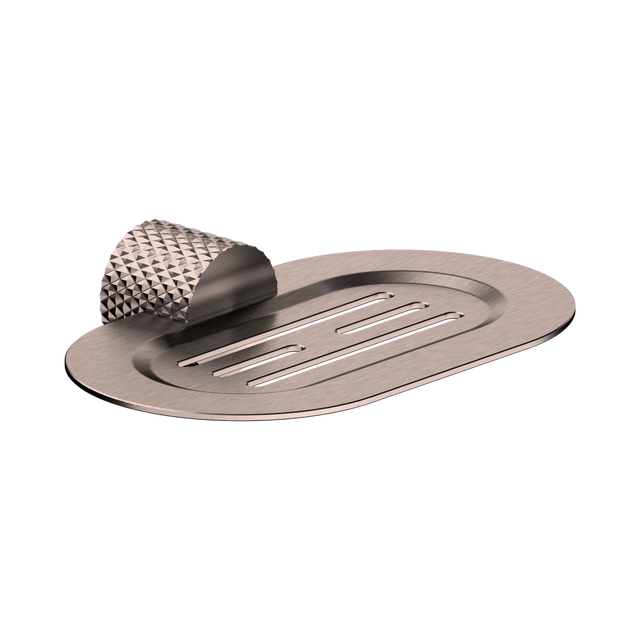 An image of Nero Tapware Opal Soap Dish Holder Brushed Bronze