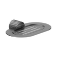 An image of Nero Tapware Opal Soap Dish Holder Graphite