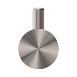 An image of Nero Tapware Opal Robe Hook Brushed Nickel
