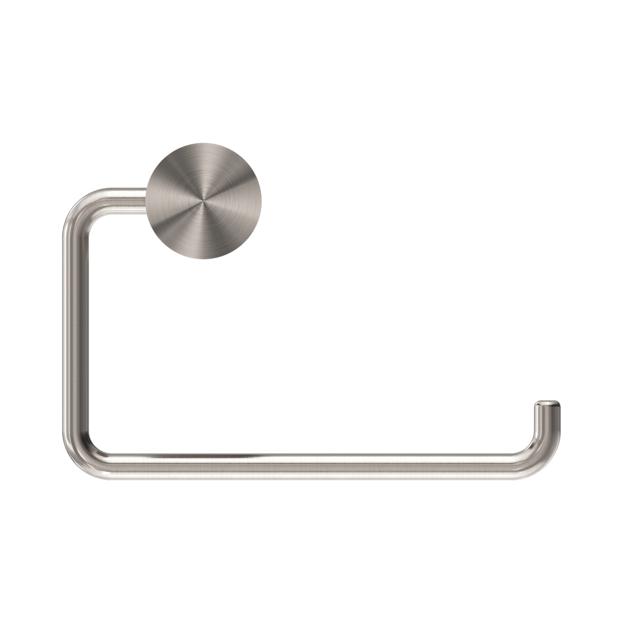 An image of Nero Tapware Opal Toilet Roll Holder Brushed Nickel