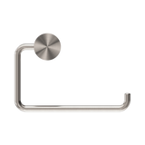 An image of Nero Tapware Opal Toilet Roll Holder Brushed Nickel
