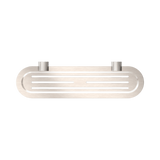 An image of Nero Tapware Opal Metal Shower Shelf Brushed Nickel