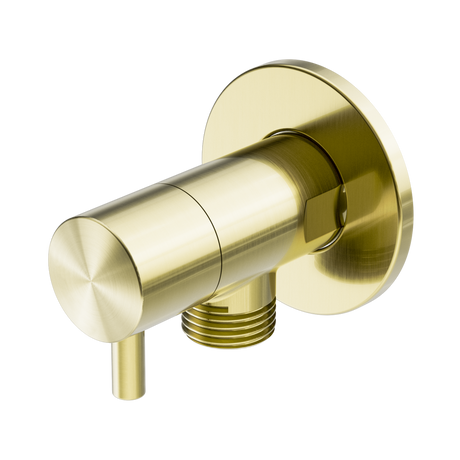 An image of Nero Tapware Mini Cistern Stop Brushed Gold