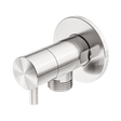 An image of Nero Tapware Mini Cistern Stop Brushed Nickel