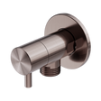 An image of Nero Tapware Mini Cistern Stop Brushed Bronze