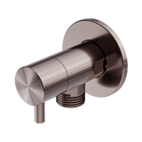 An image of Nero Tapware Mini Cistern Stop Brushed Bronze