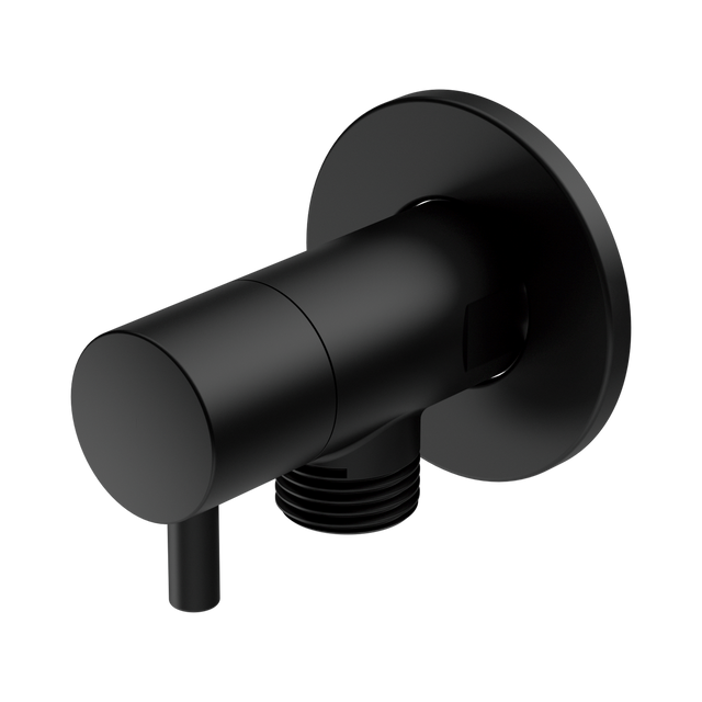 An image of Nero Tapware Mini Cistern Stop Matte Black