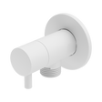 An image of Nero Tapware Mini Cistern Stop Matte White