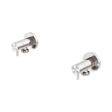 An image of Nero Tapware Washing Machine Tap Set Brushed Nickel