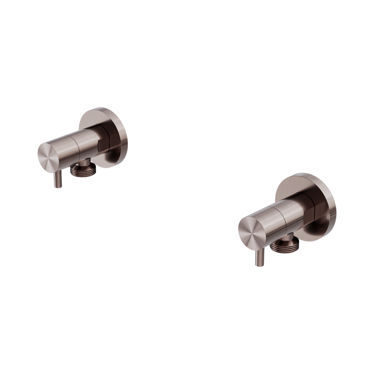 An image of Nero Tapware Washing Machine Tap Set Brushed Bronze